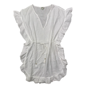 J. CREW ORIGINAL BEACHWEAR gauzy swim cover-up women’s size XXS but OVERSIZED!